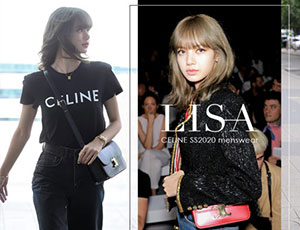 CELINE 男装秀上的靓丽焦点：BLACKPINK 团员 Lisa 以3套风格着装风靡巴黎